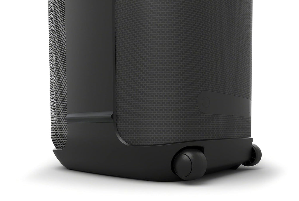 Sony SRS-XV800 X-Series Wireless Portable Bluetooth Karaoke Party Speaker IPX4 Splash-Resistant with 25 Hour-Battery, Built-in Handle and Wheels, Omnidirectional Sound, and Ambient Lights