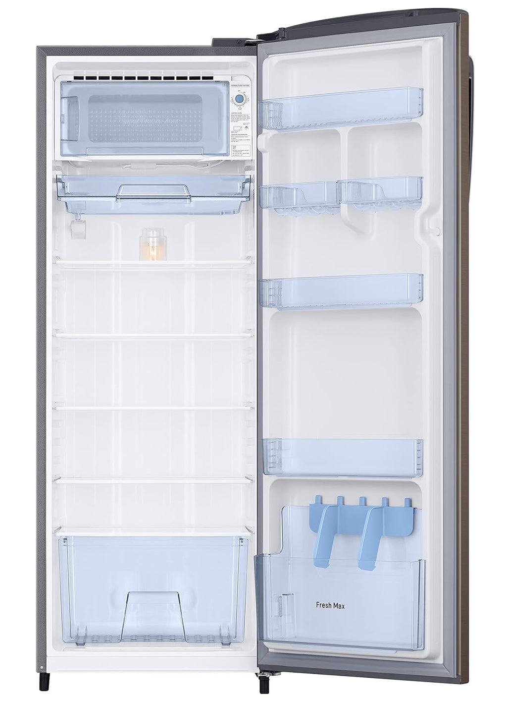 Samsung 246L 3 Star Inverter Direct-Cool Single Door Refrigerator Appliance (RR26C3733DX/HL,Luxe Brown)