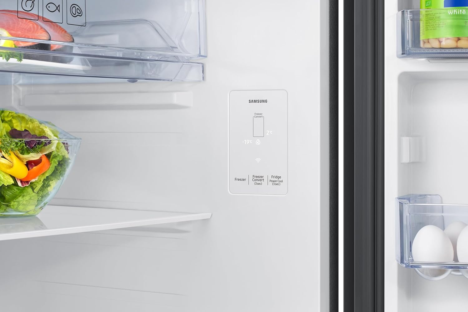 Samsung 396 L, 2 Star, Convertible 5-in-1, Digital Inverter, Frost Free Double Door (RT41DB6A4B22HL, Clean Black)