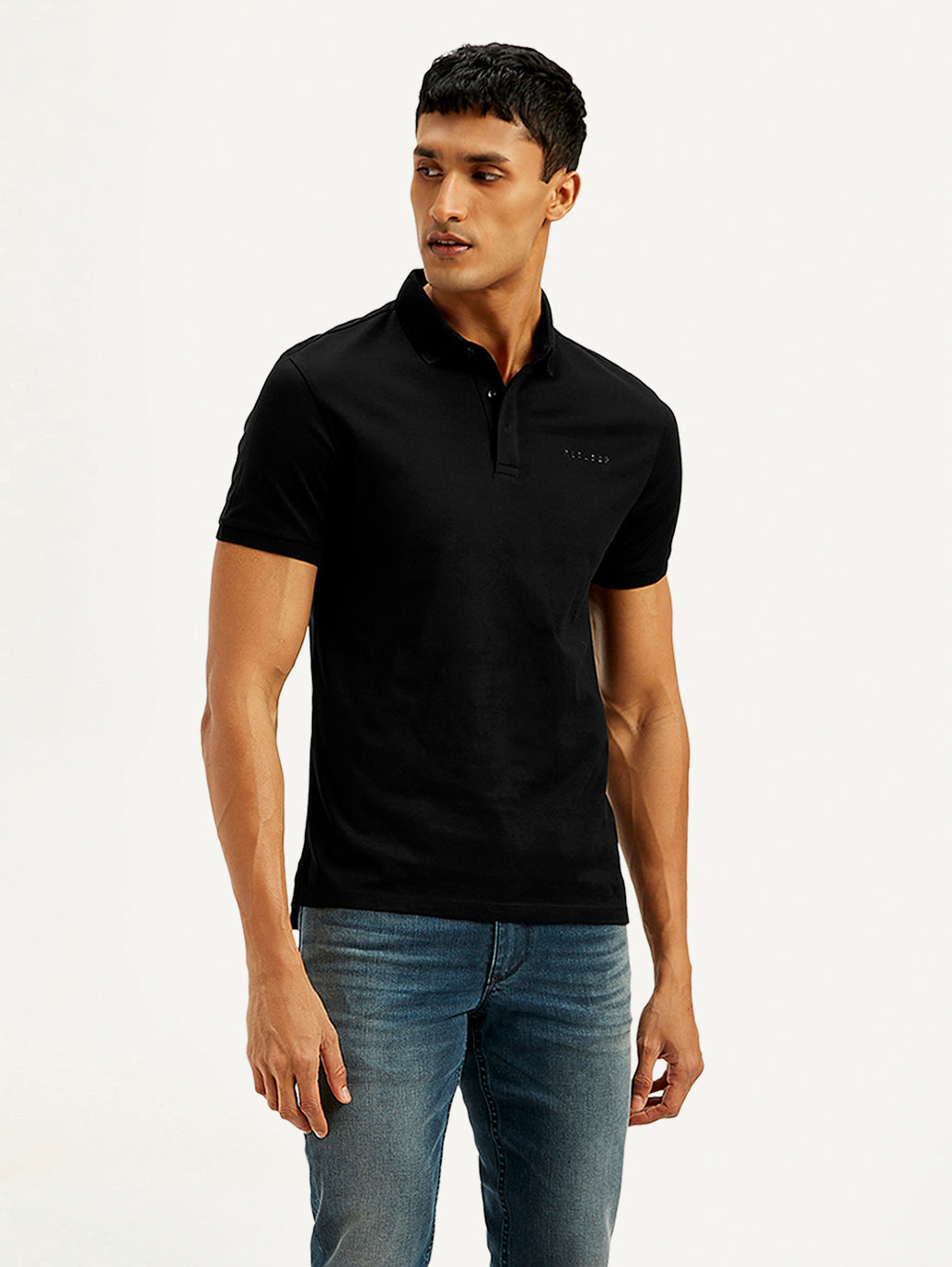 Men's Redloop Solid Ultra Soft Polo T-shirt
