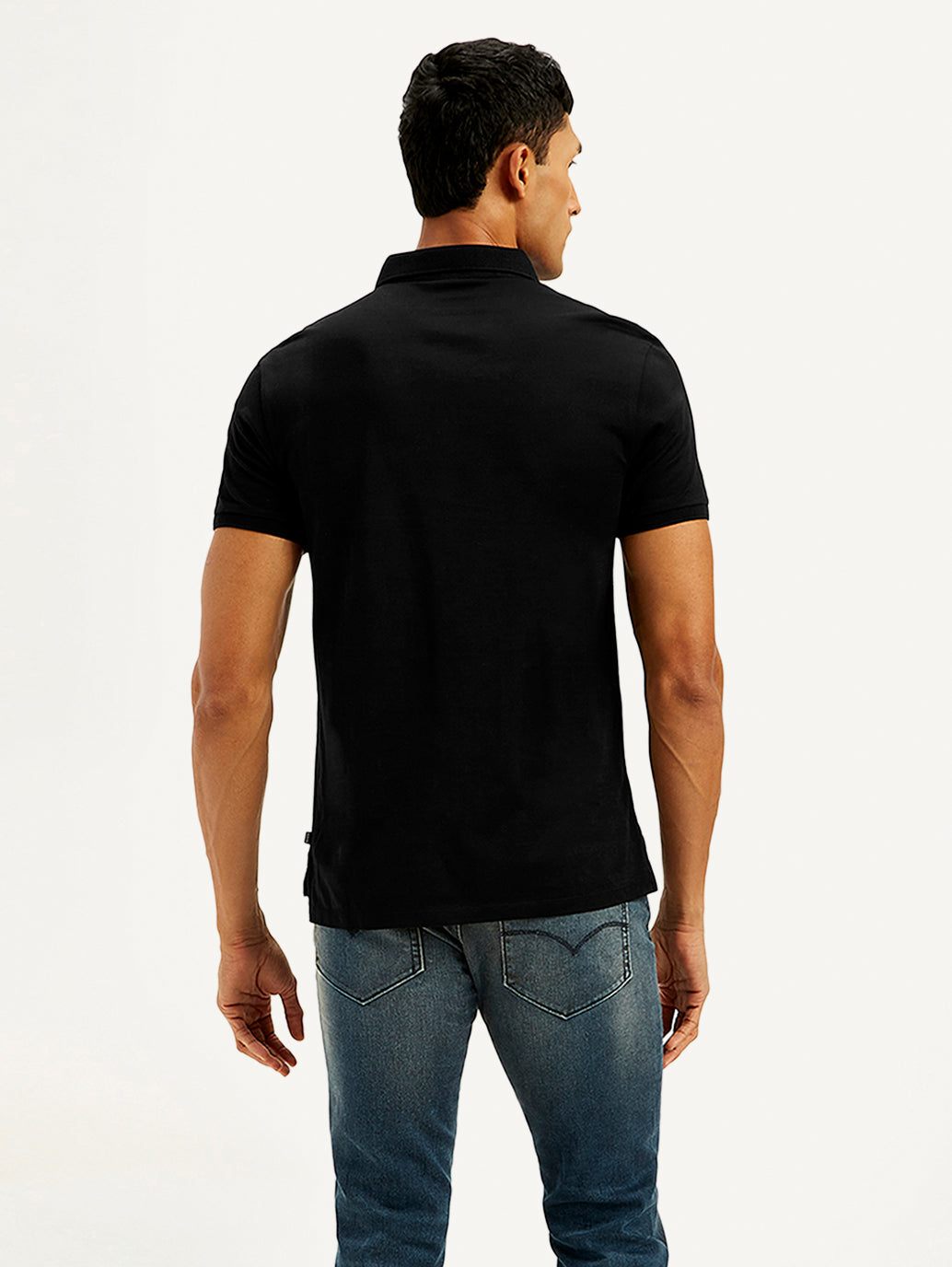 Men's Redloop Solid Ultra Soft Polo T-shirt