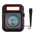 Party Pal 20 | Premium 15W Portable Bluetooth Speaker with Led Lit, Full Range Driver, 4.5 Hours of Party Time, BT, Aux,