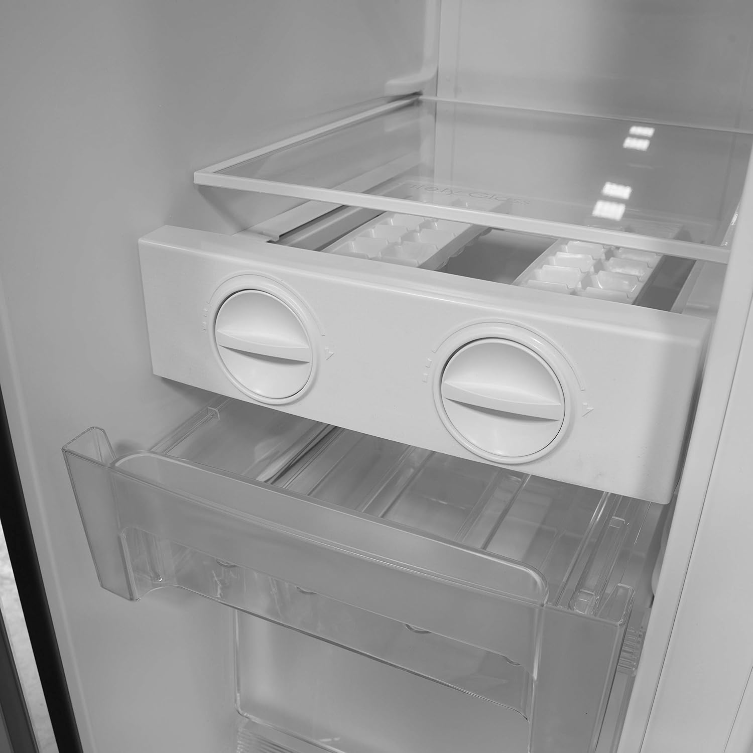 TOSHIBA 587 L with Inverter Side by Side Refrigerator (GR-RS530WE-PMI(06), Stainless Steel Finish)