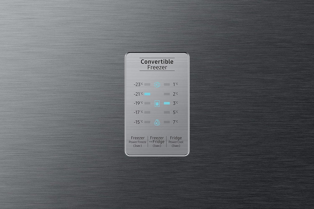 Samsung 256L 2 Star Inverter Frost-Free Convertible 3 In 1 Double Door Refrigerator (RT30C3732BX/HL,Luxe Brown)