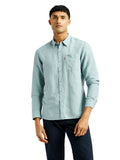 Men's Solid Slim Fit Linen Shirt