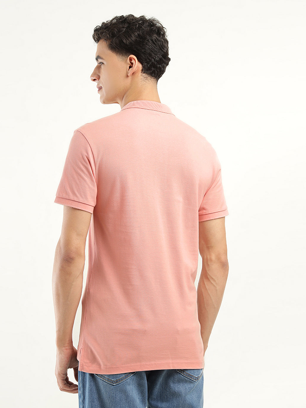 Men's Solid Polo T-Shirt