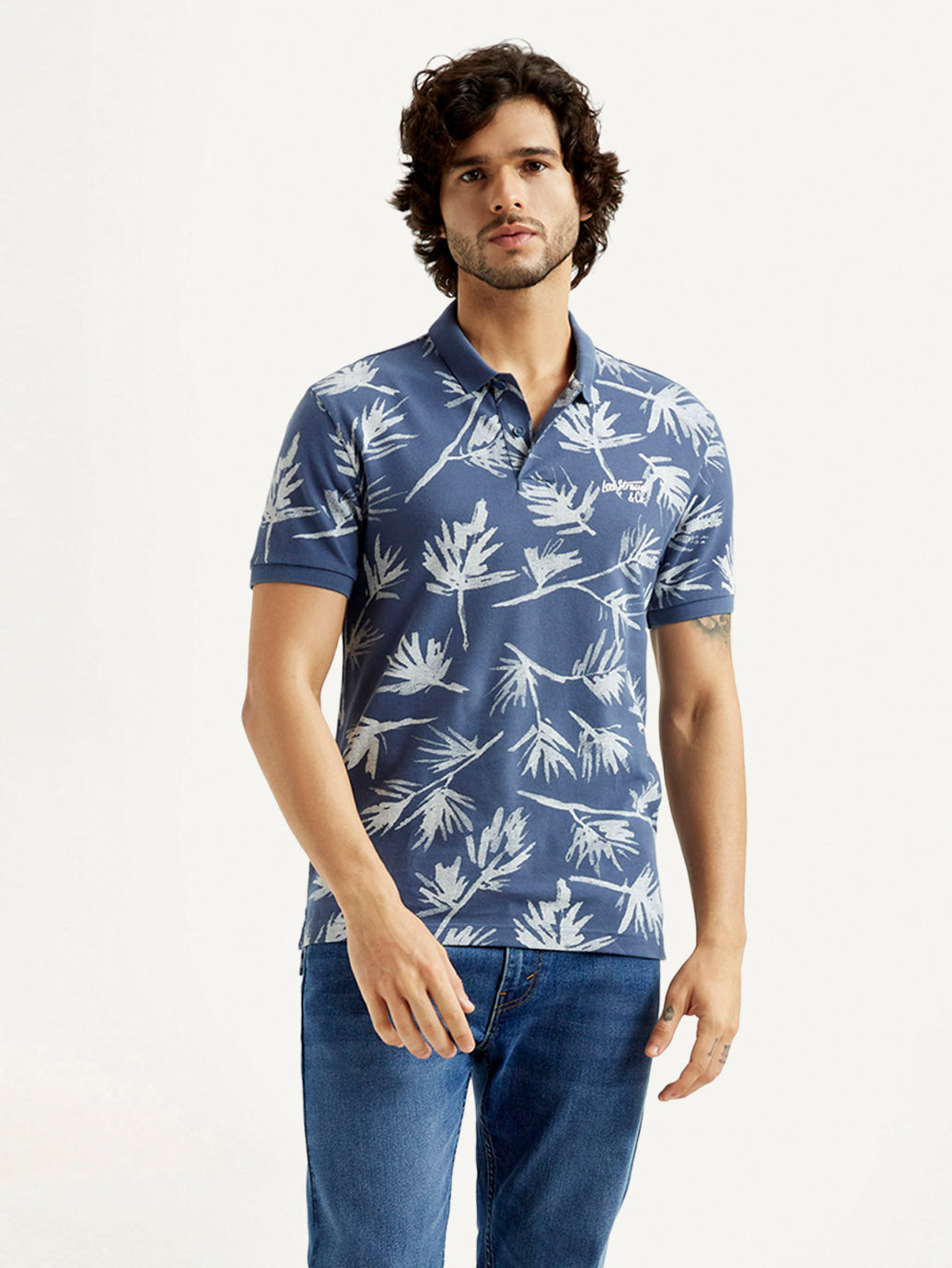 Men's Pure Cotton Slim Fit Polo T-shirt