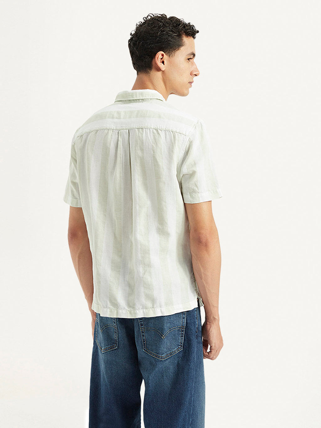 Men's Striped Relaxed Fit Shirt
