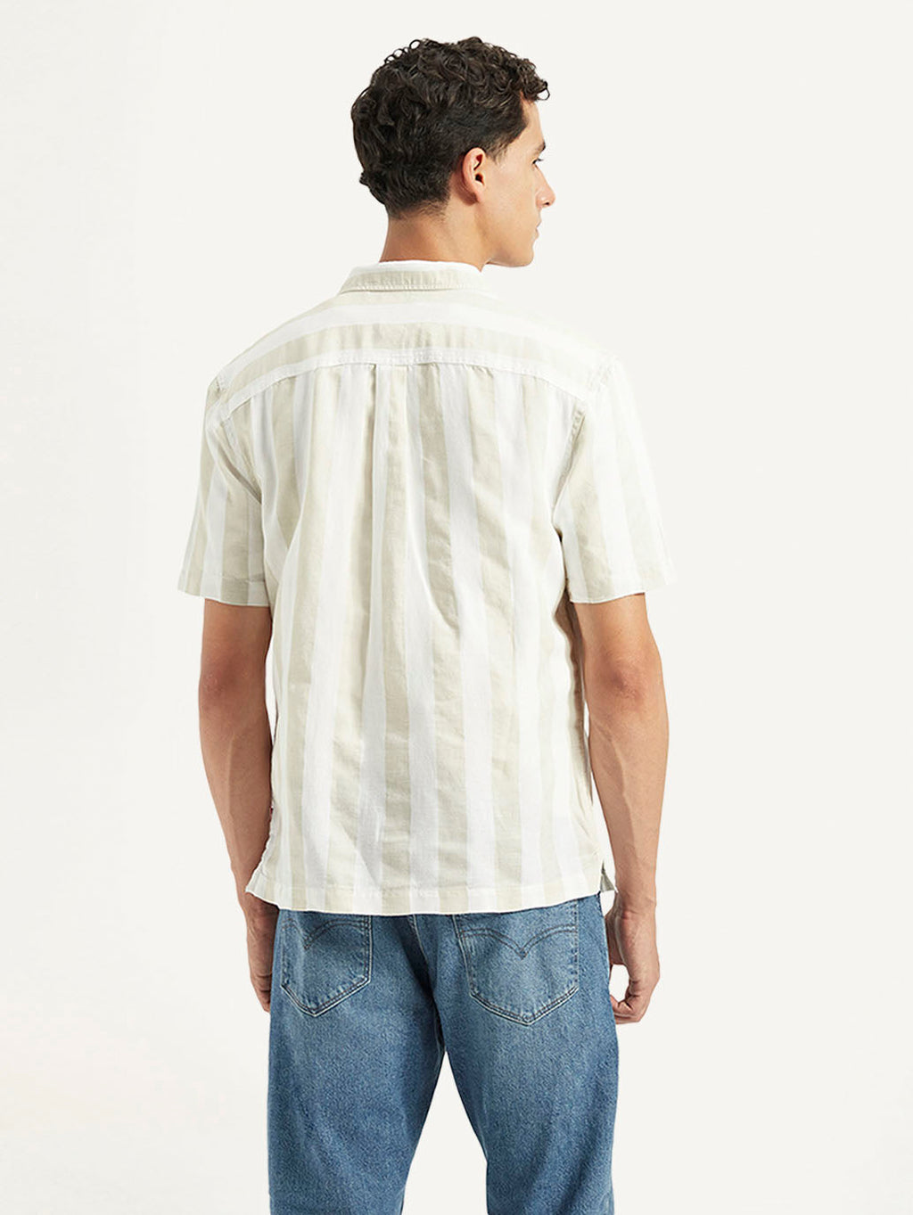 Men's Striped Relaxed Fit Shirt