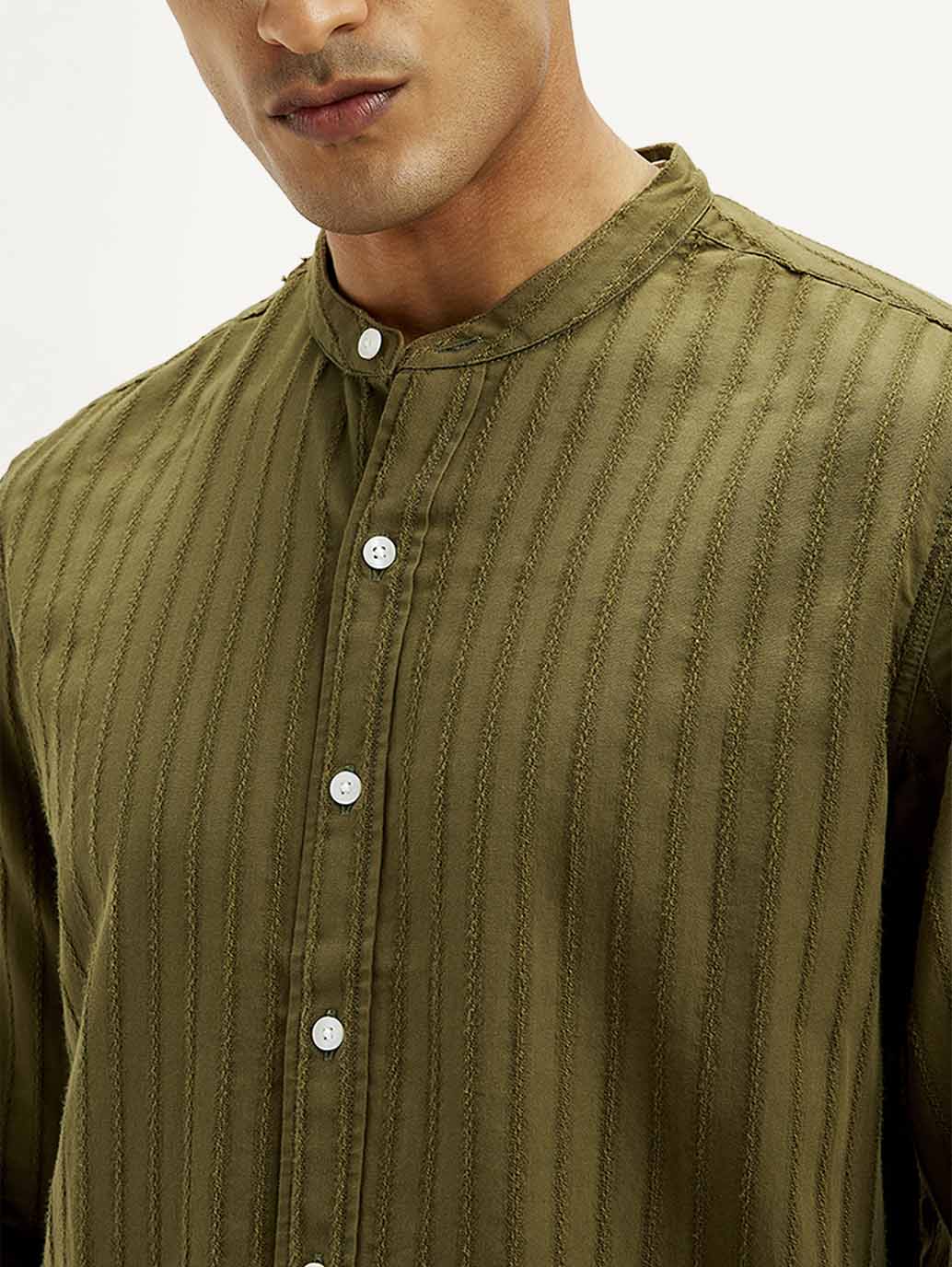 Men's Striped Slim Fit Shirt