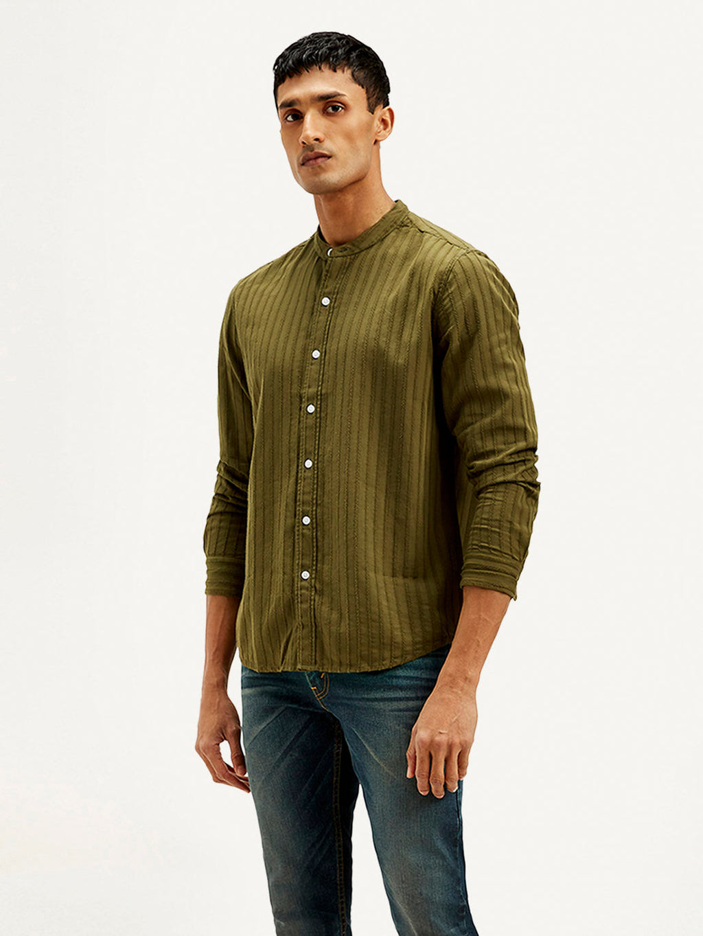 Men's Striped Slim Fit Shirt