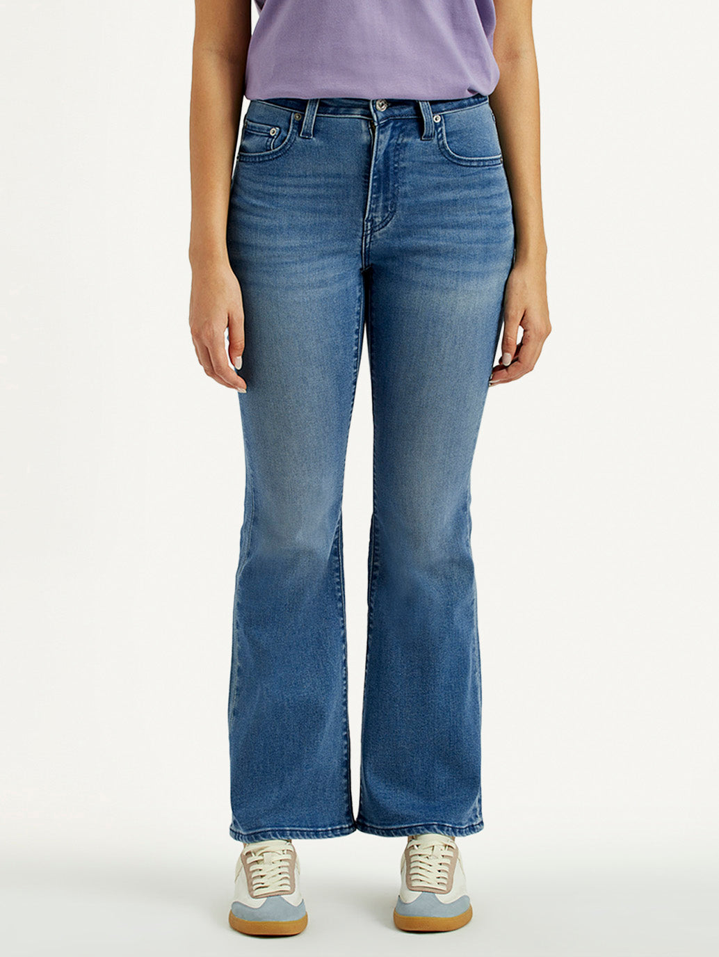 Women's 726 Mid Indigo Flared Fit High Rise Jeans