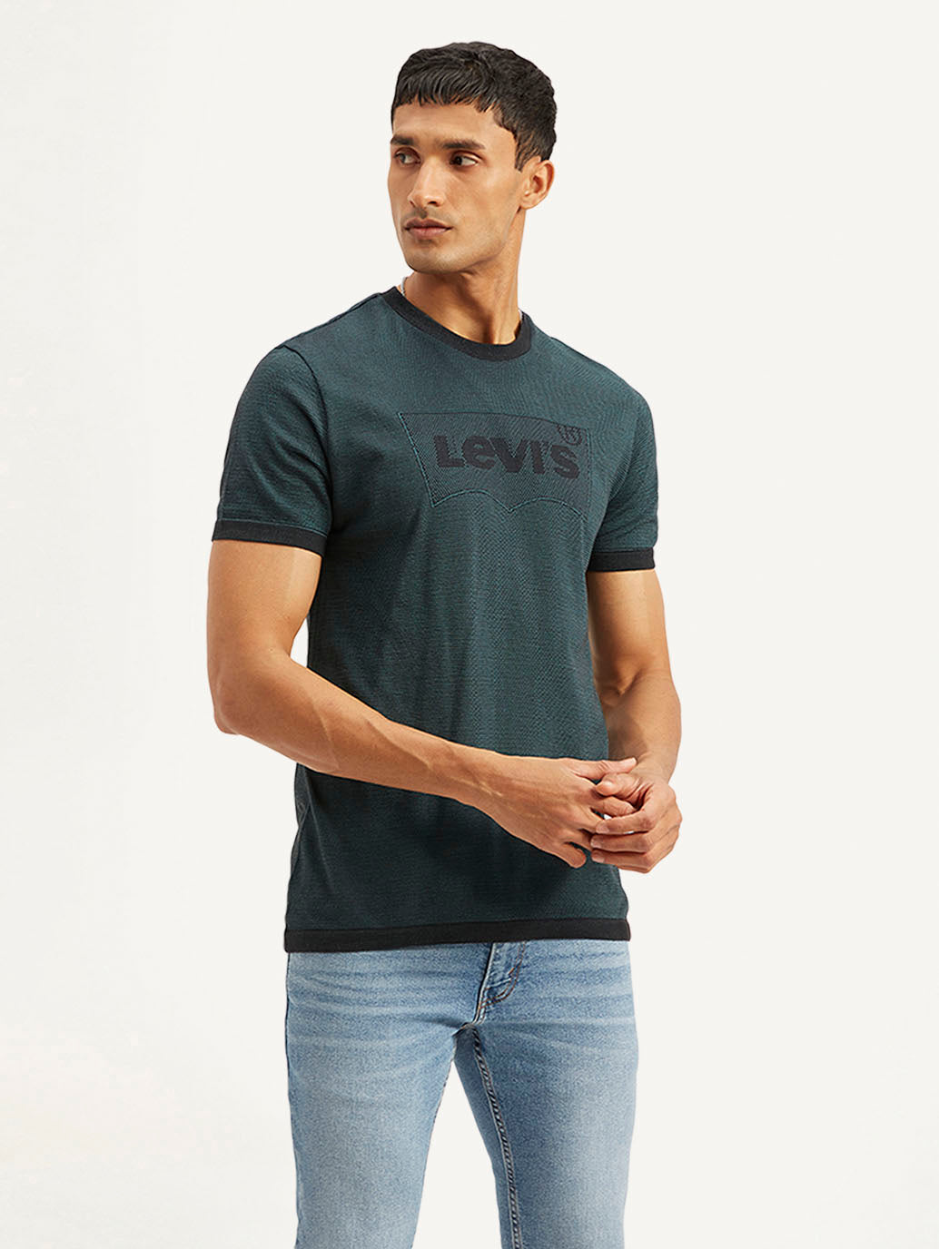Men's Brand Logo Slim Fit T-shirt
