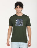 Men's Redloop Graphic Print Slim Fit T-shirt