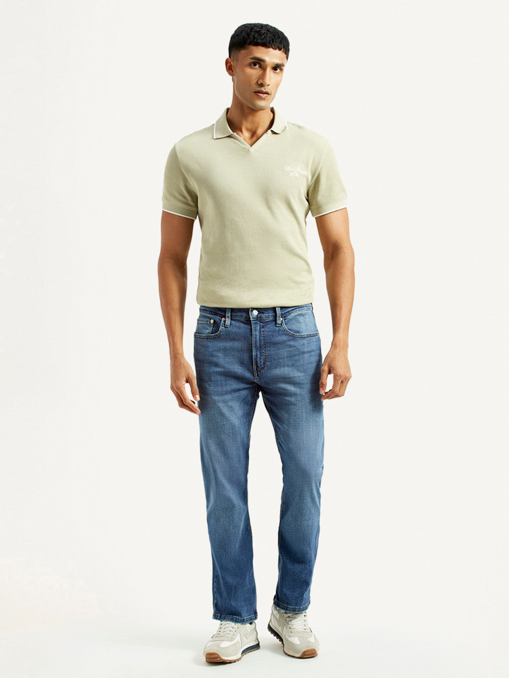 Men's 527 Blue Bootcut Fit Mid Rise Jeans