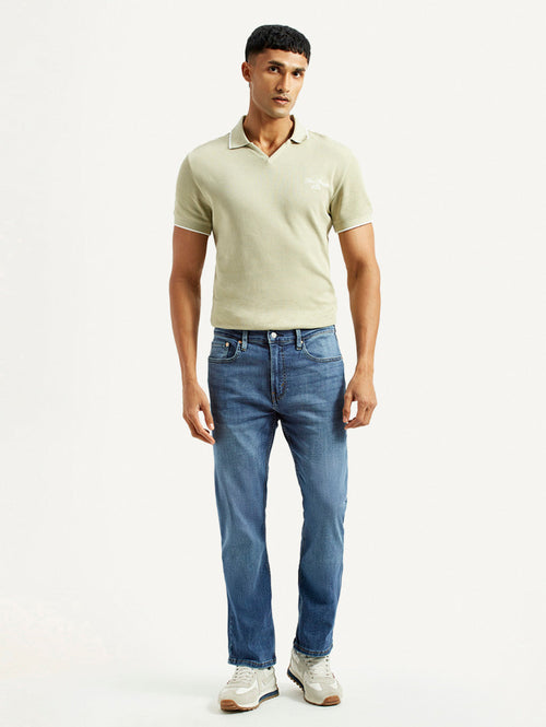 Men's 527 Blue Bootcut Fit Mid Rise Jeans