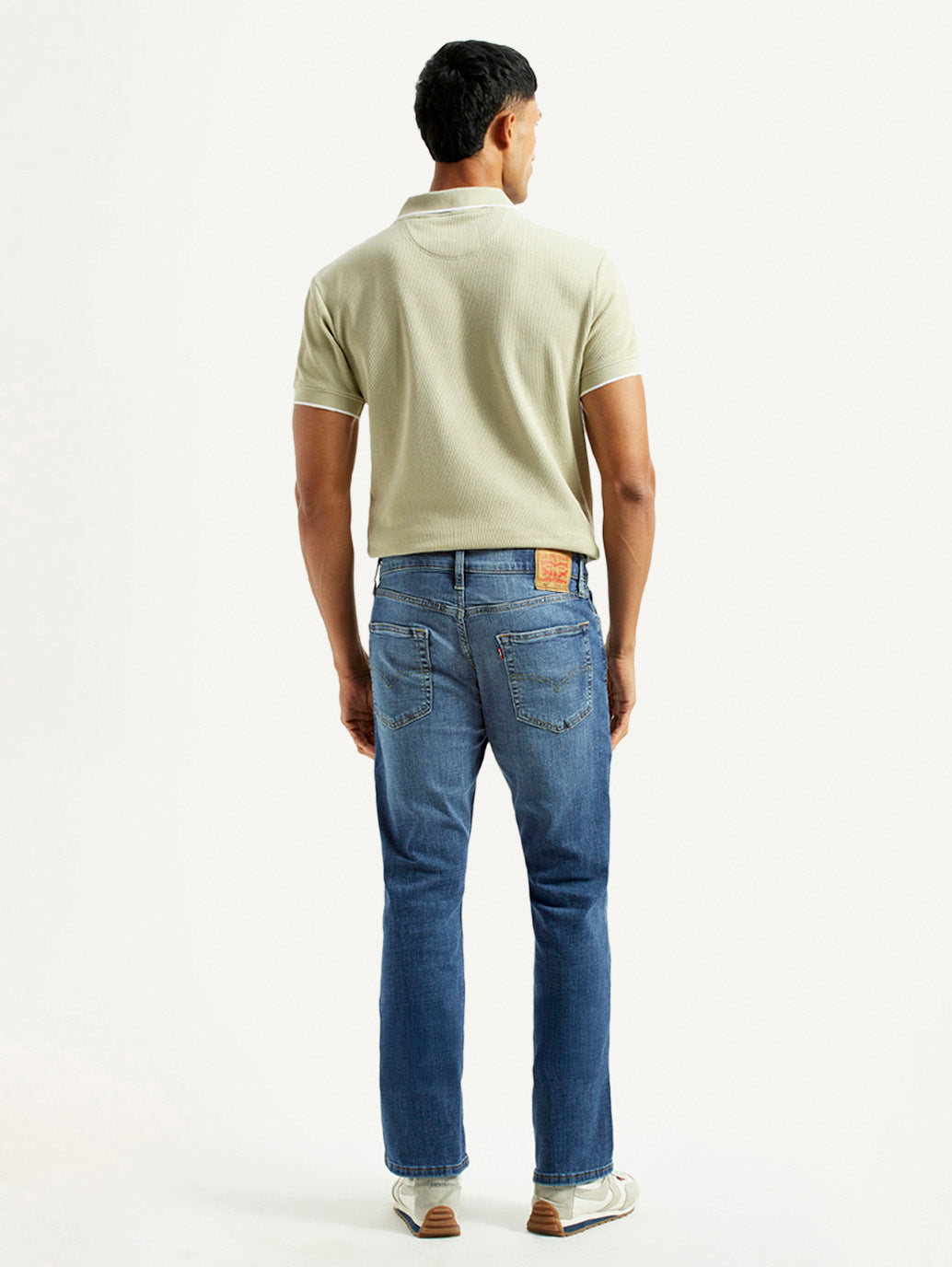 Men's 527 Blue Bootcut Fit Mid Rise Jeans