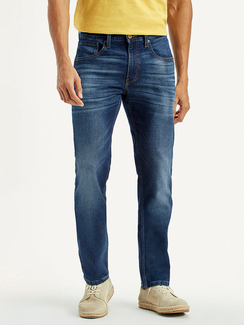 Men's 541 Med Indigo Athletic Tapered Fit Mid Rise Jeans