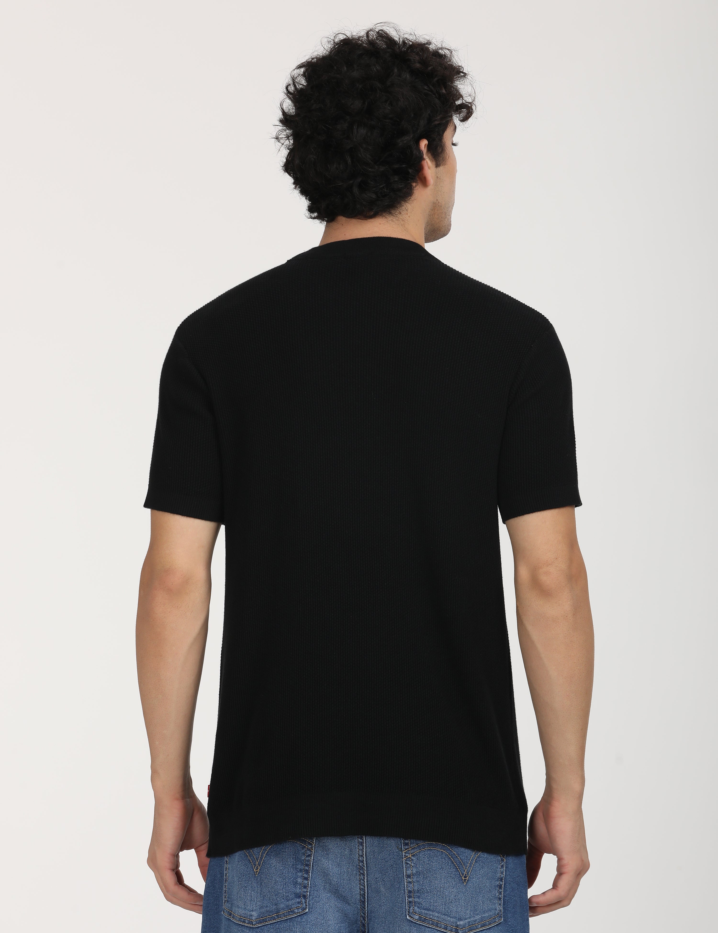 Men's Textured Slim Fit T-Shirt