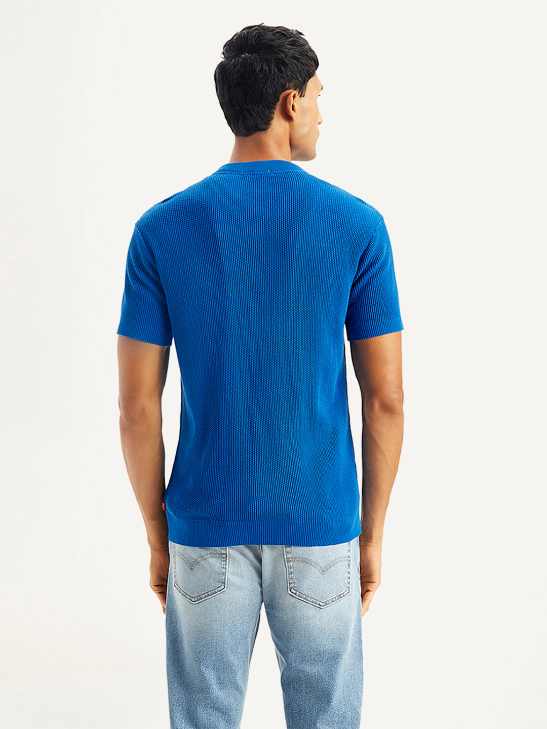 Men's Textured Slim Fit T-Shirt