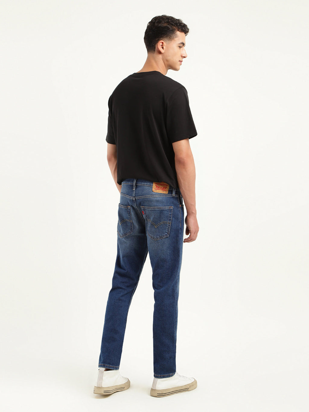 Men's 512 Blue Slim Tapered Fit Mid Rise Jeans