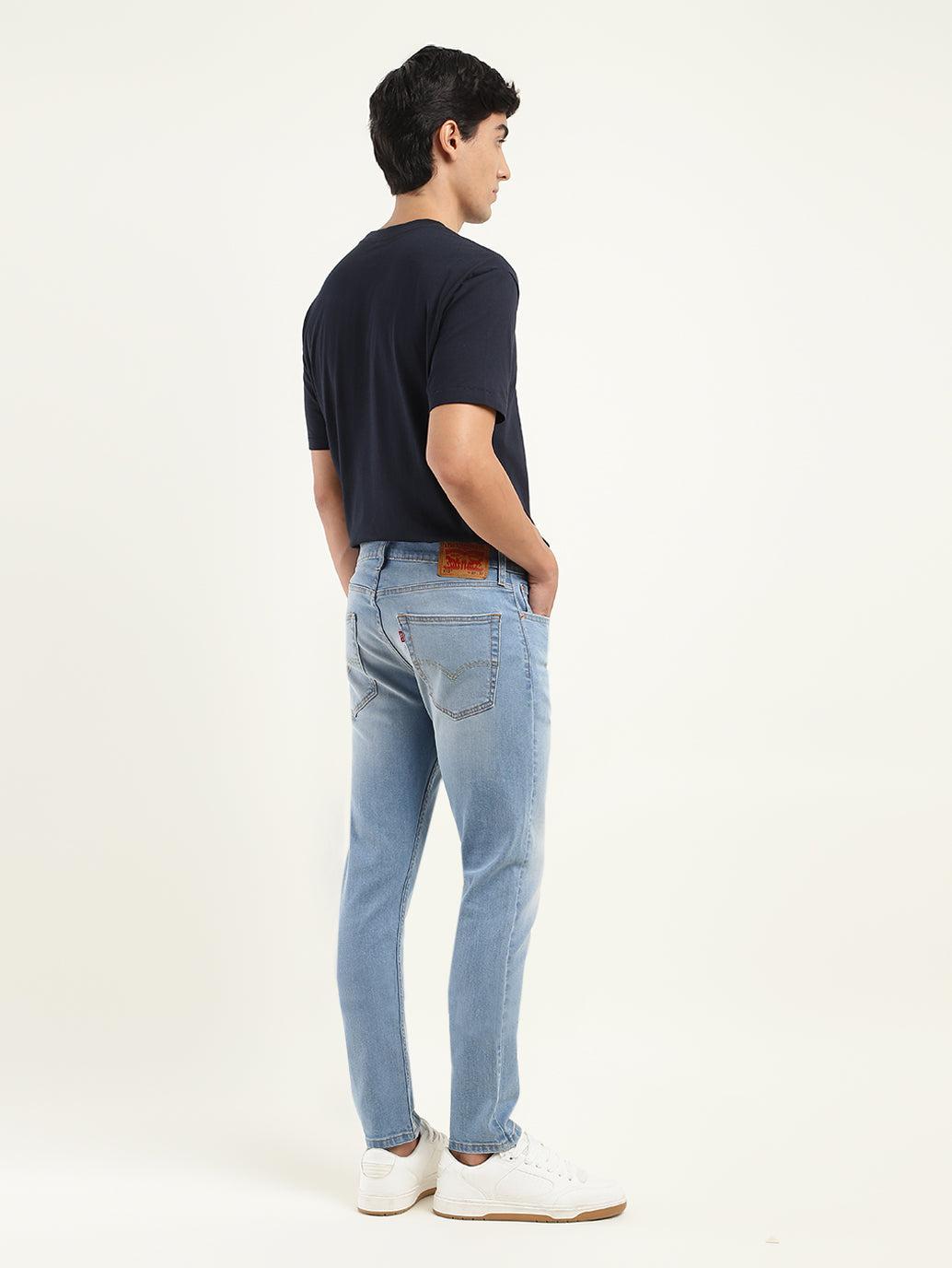 Men's 512 Blue Slim Tapered Fit Mid Rise Jeans