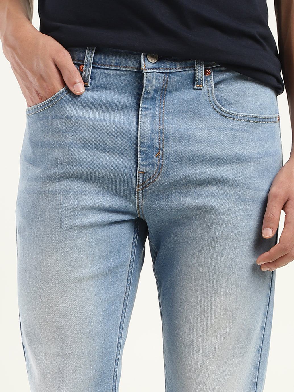 Men's 512 Blue Slim Tapered Fit Mid Rise Jeans
