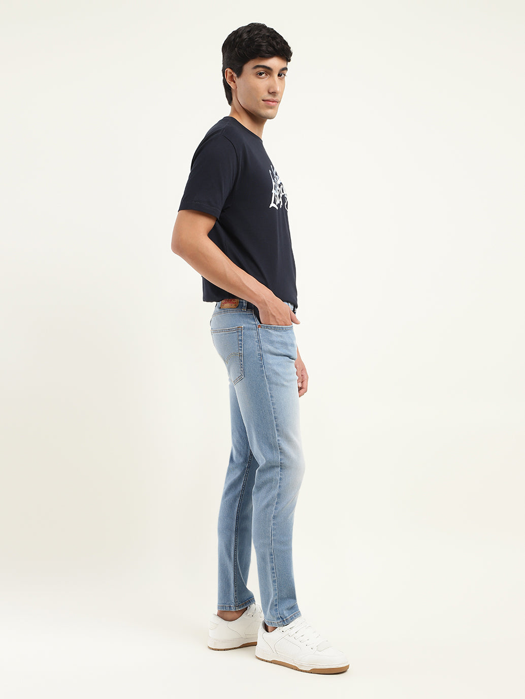 Men's 512 Blue Slim Tapered Fit Mid Rise Jeans