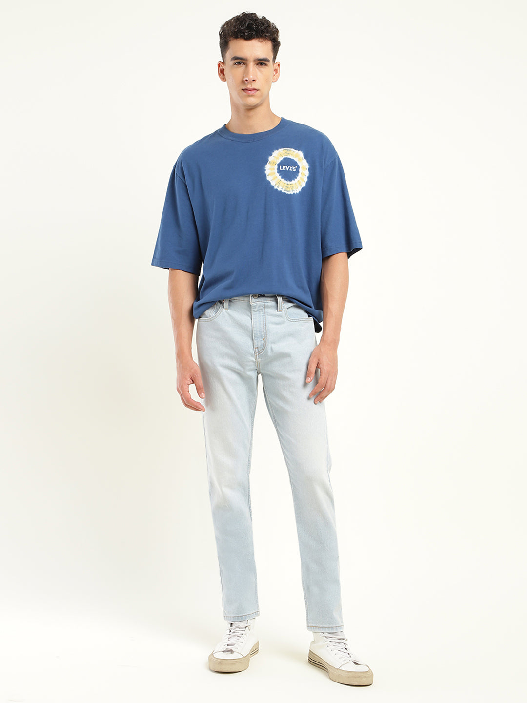 Men's 512 Blue Slim Tapered Fit Mid Rise Jeans