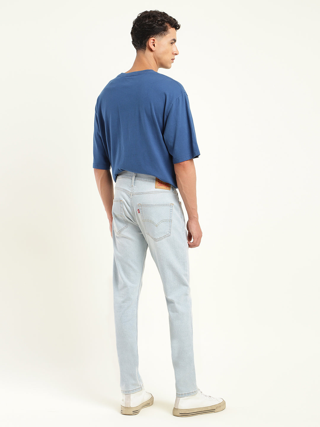 Men's 512 Blue Slim Tapered Fit Mid Rise Jeans