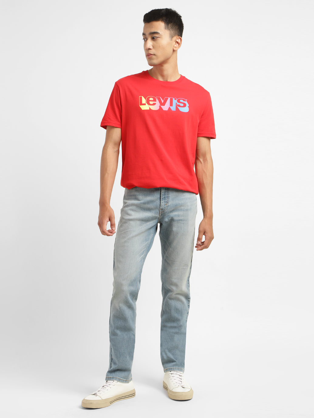 Men's 511 Blue Slim Fit Mid Rise Jeans