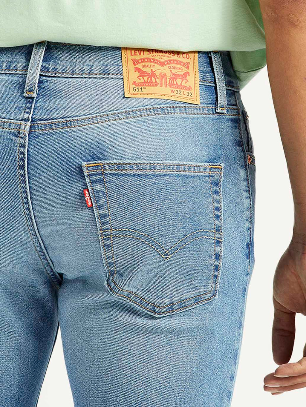 Men's 511 Med Indigo Slim Fit Mid Rise Jeans