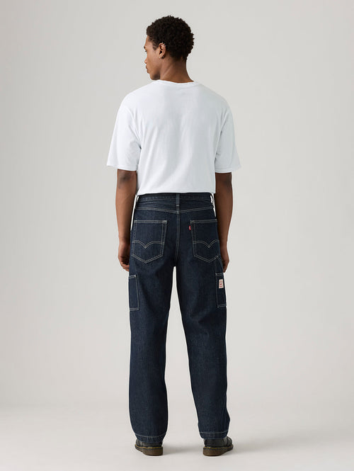 Men's 568 Dark Indigo Loose Fit Mid Rise Jeans