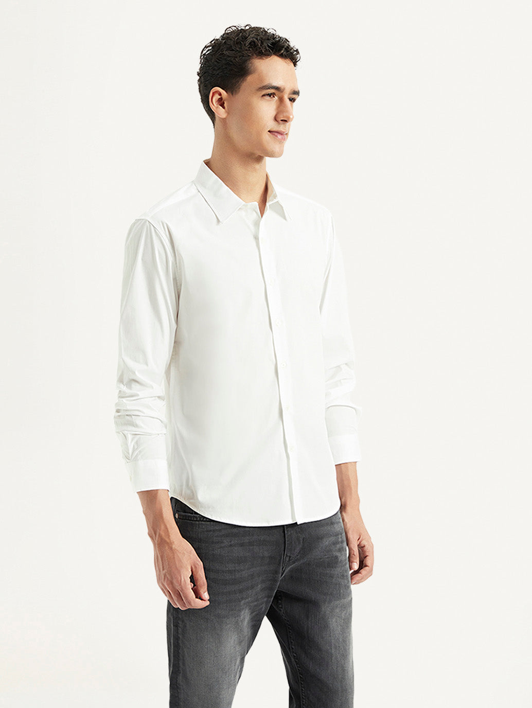 Men's Redloop Solid Slim Fit Shirt