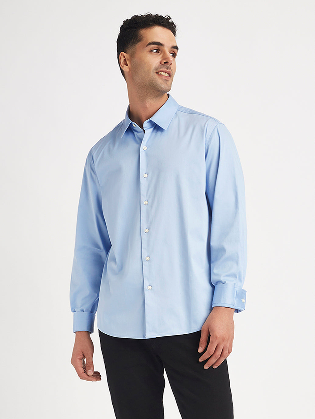 Men's Redloop Solid Slim Fit Shirt