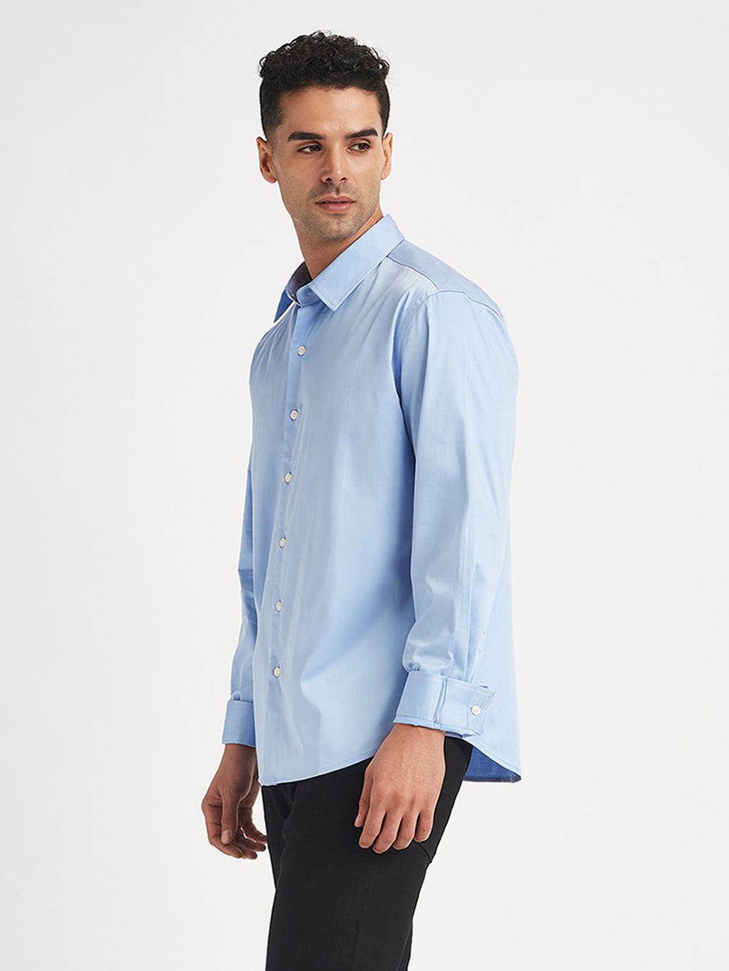 Men's Redloop Solid Slim Fit Shirt