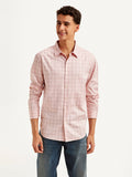 Men's Redloop Checkered Slim Fit Shirt