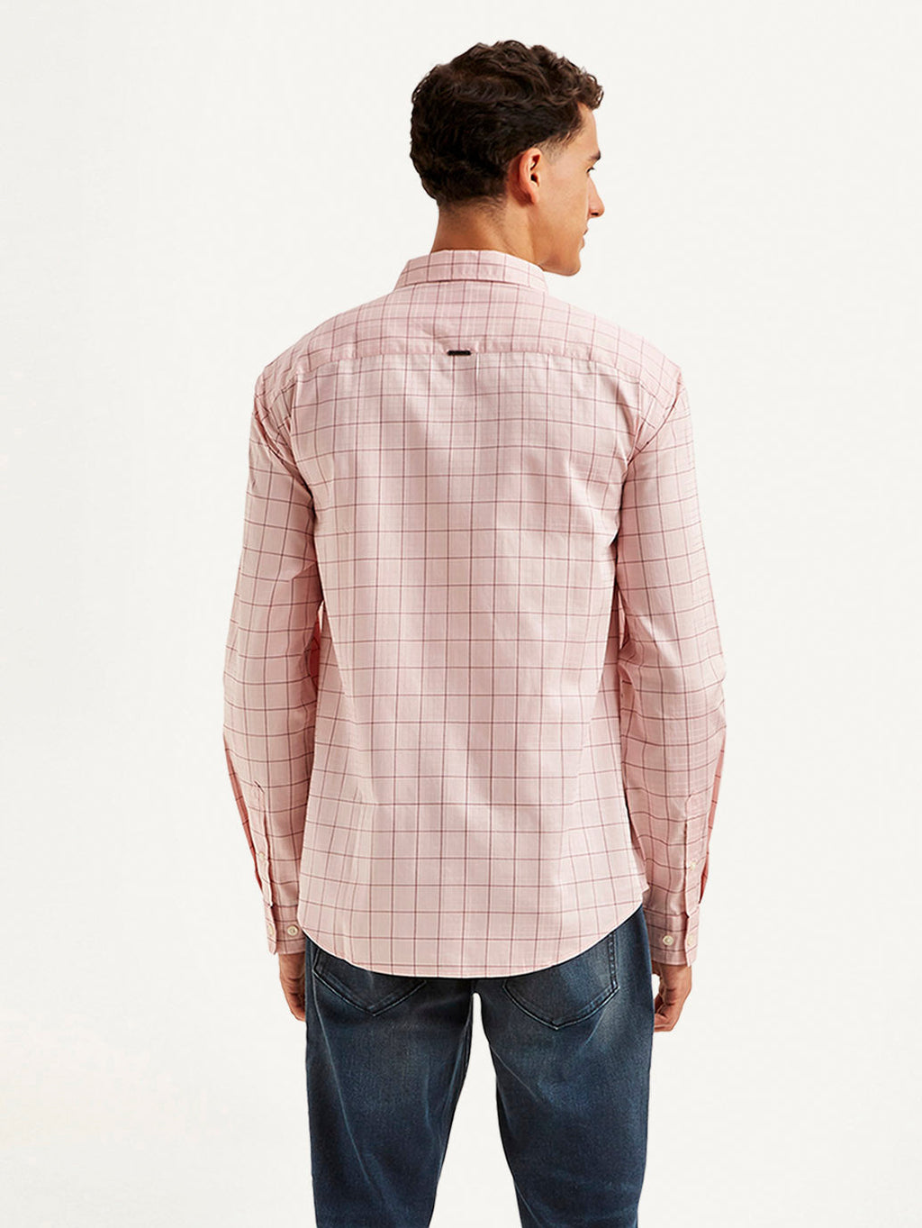 Men's Redloop Checkered Slim Fit Shirt