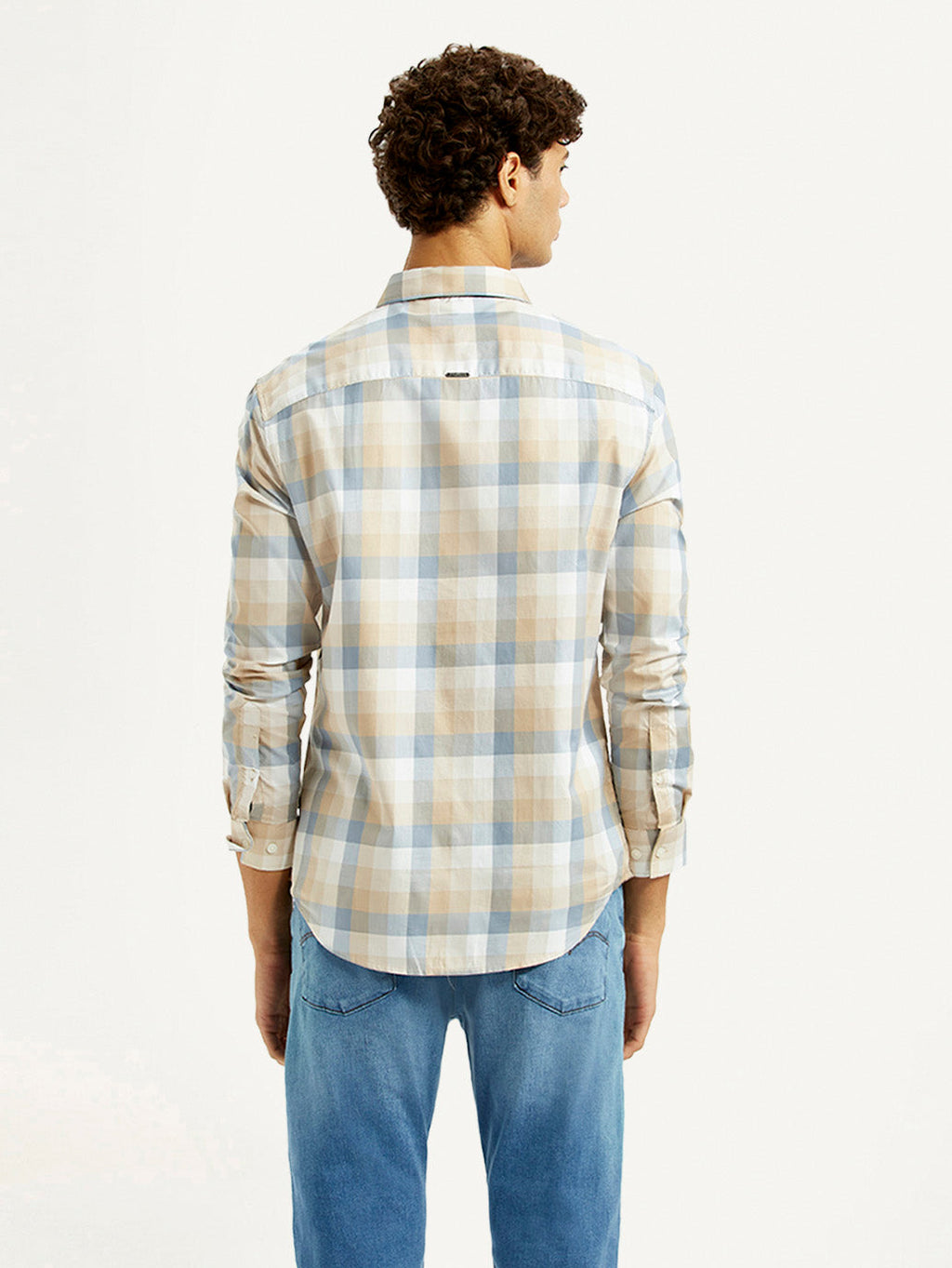 Men's Checkered Multi Color Slim Fit Shirt