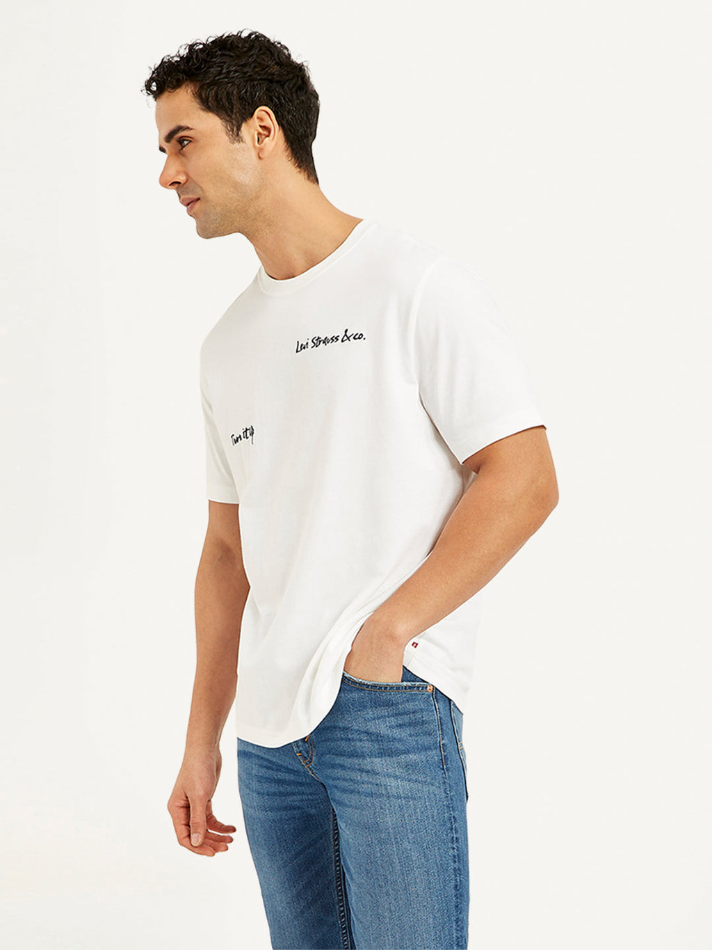 Men's Graphic Print Loose Fit T-Shirt