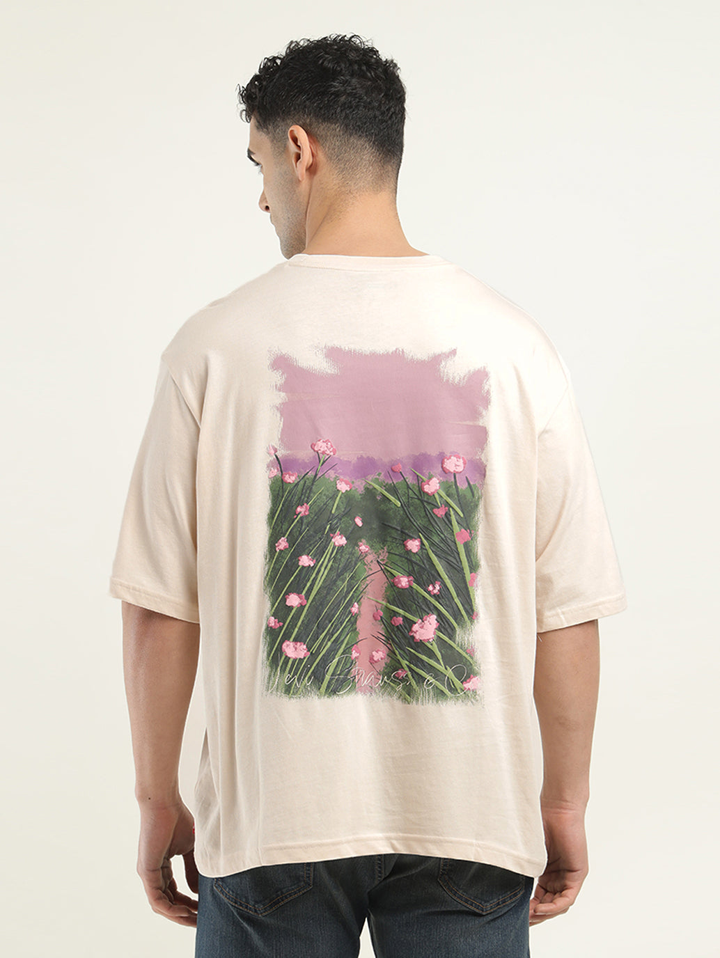 Men's Graphic Print Loose Fit T-shirt