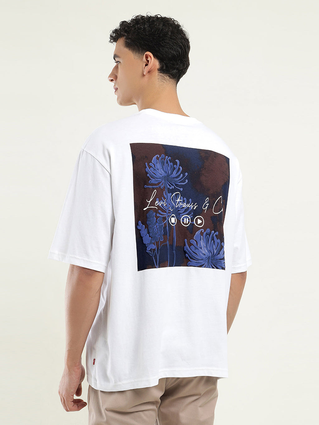 Men's Solid Loose Fit T-Shirt