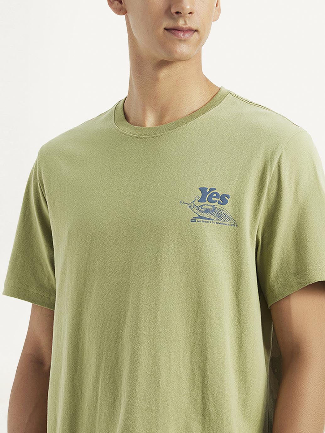 Men's Solid Crew Neck T-Shirt