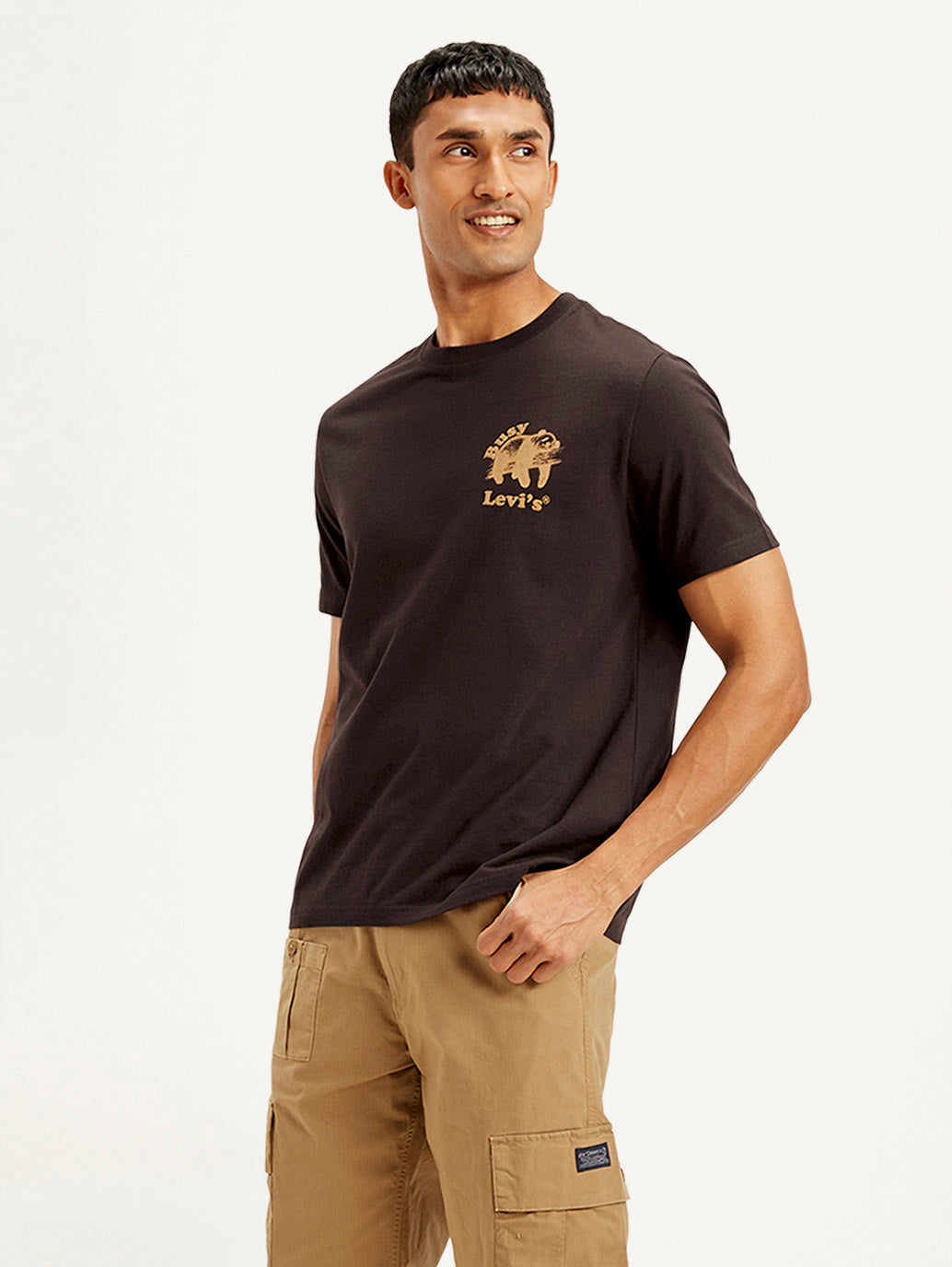 Men's Typography Crew Neck T-shirt