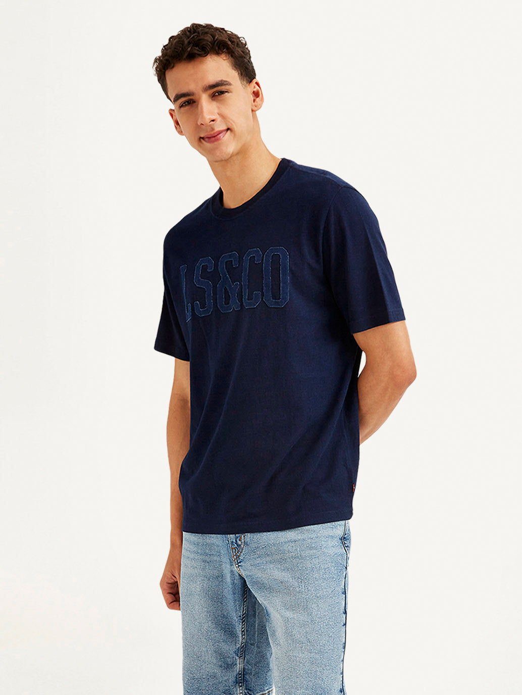 Men's Brand Logo Crew Neck T-shirt