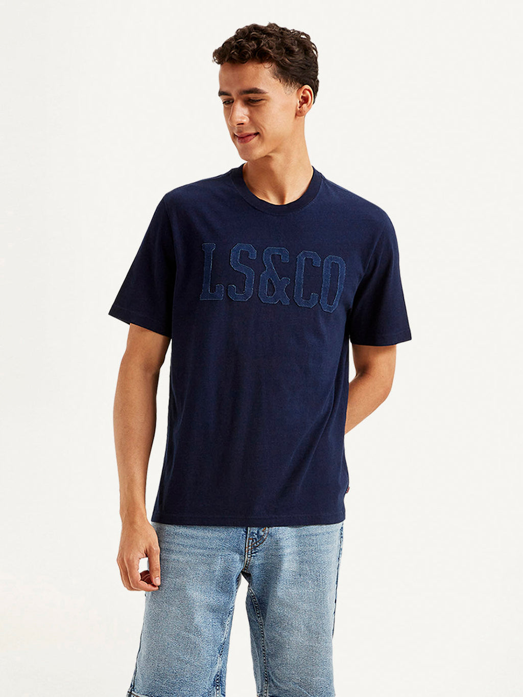 Men's Brand Logo Crew Neck T-shirt