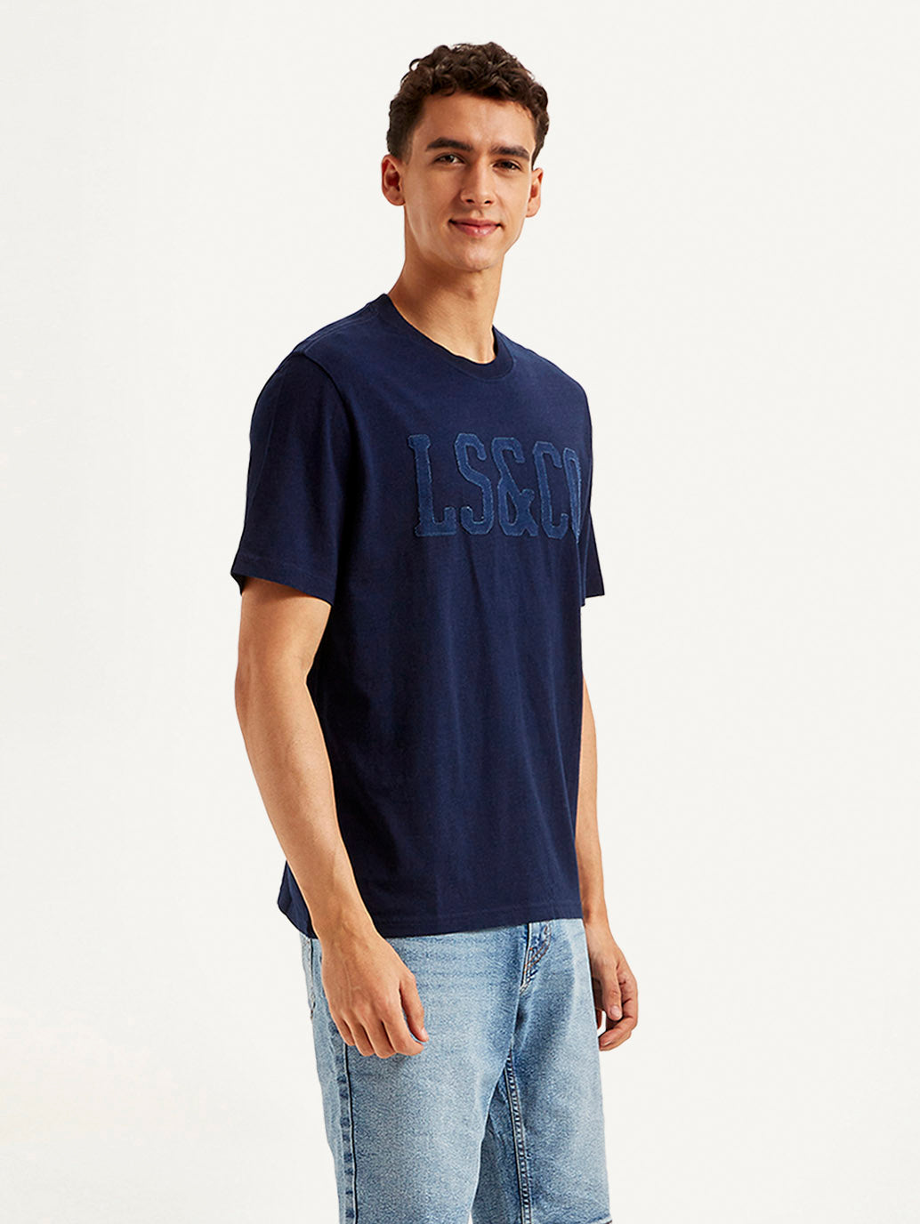 Men's Brand Logo Crew Neck T-shirt