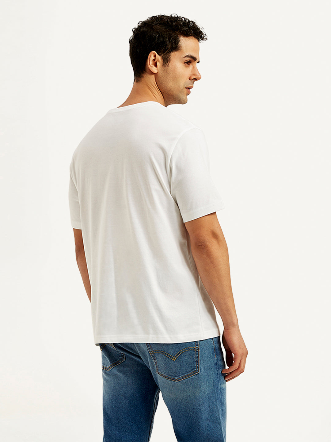 Men's Graphic Print Crew Neck T-Shirt