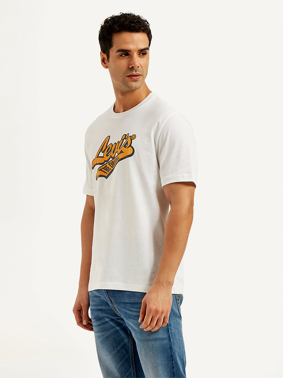 Men's Graphic Print Crew Neck T-Shirt