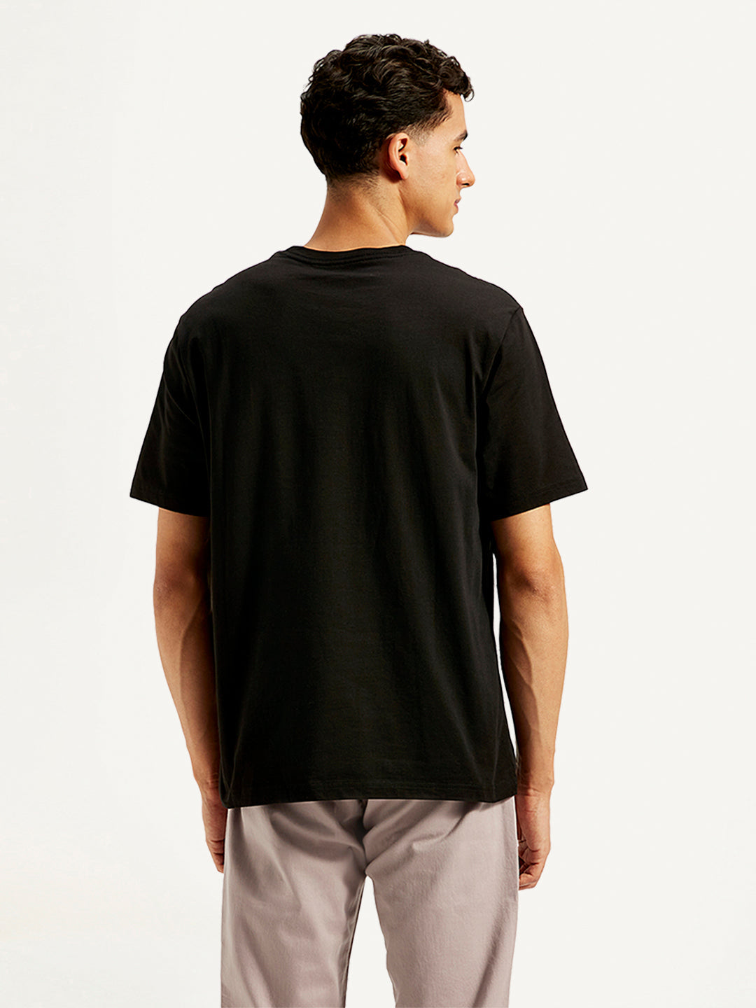 Men's Graphic Print Crew Neck T-Shirt